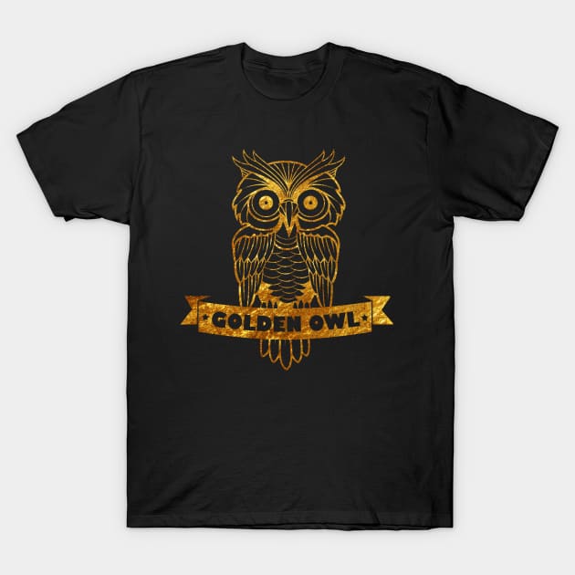 The golden owl T-Shirt by stepsize